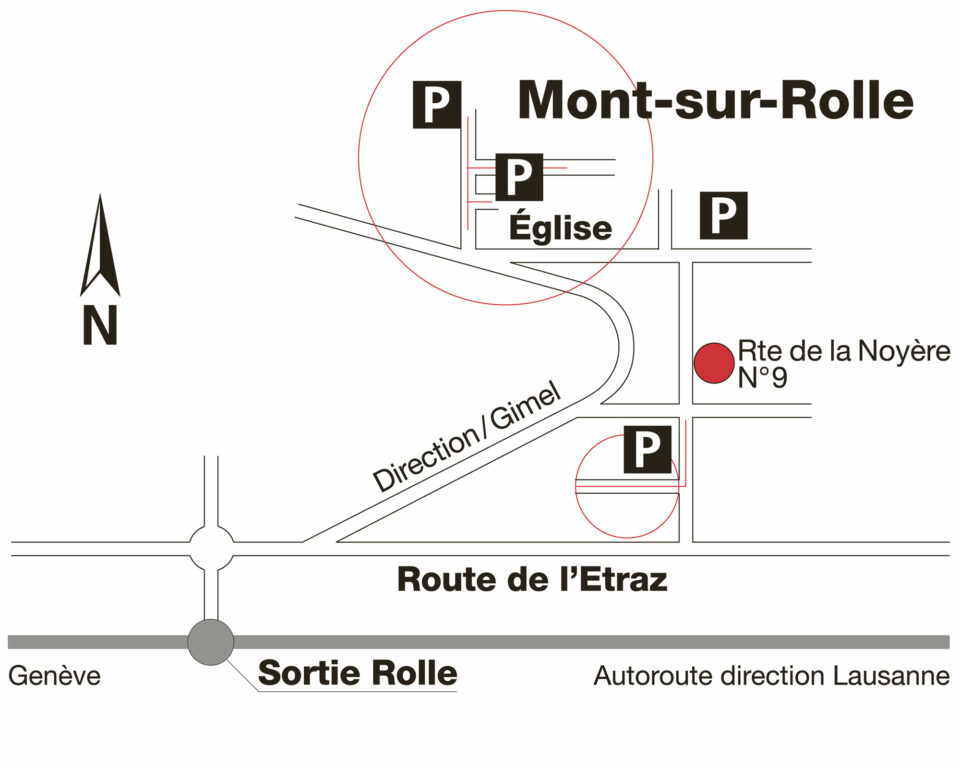 plan et parkings à proximité