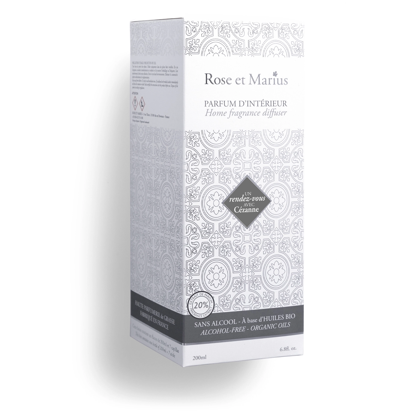 Rose et Marius DIFFUSEUR DE PARFUM D'INTÉRIEUR Rendez-vous avec Cézanne