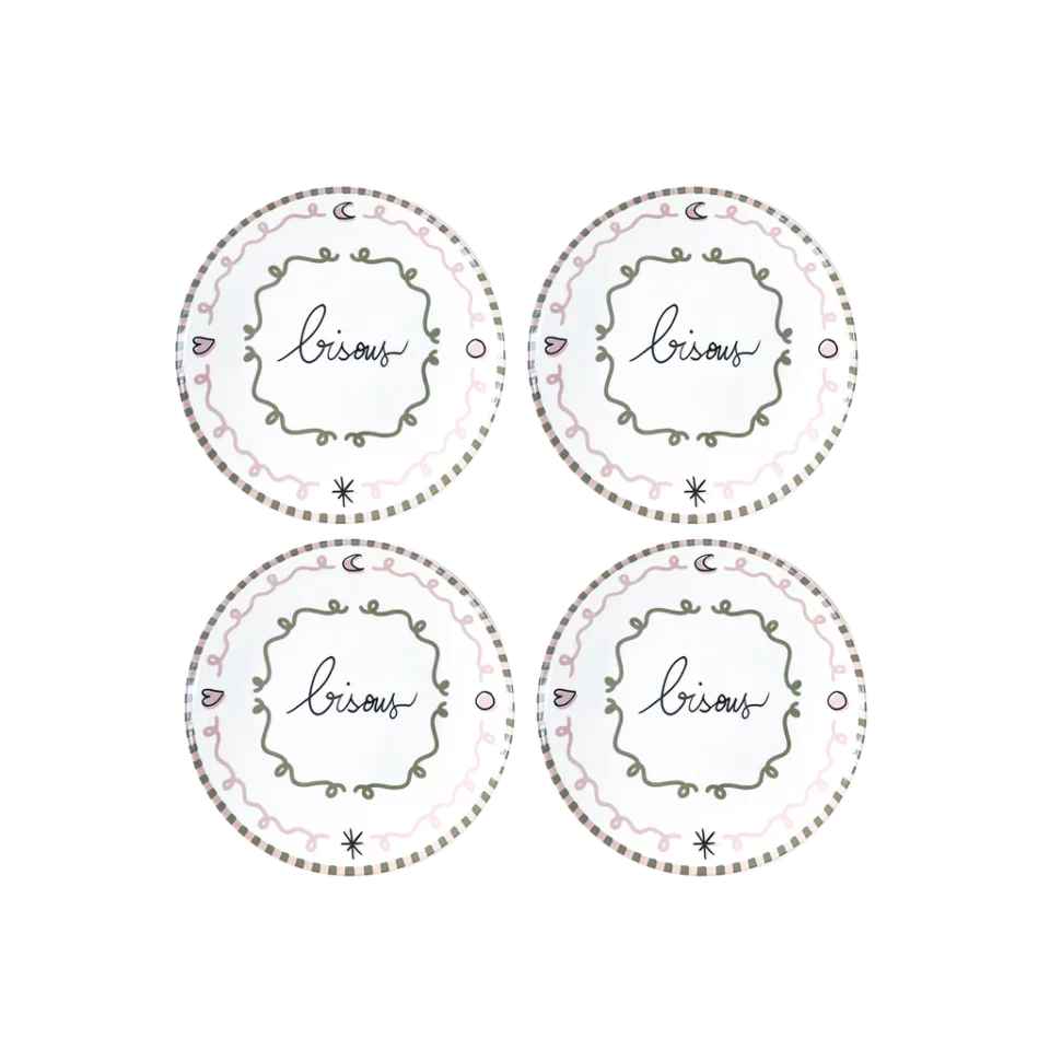 assiettes bisous