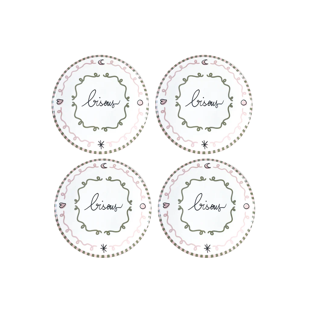 assiettes bisous